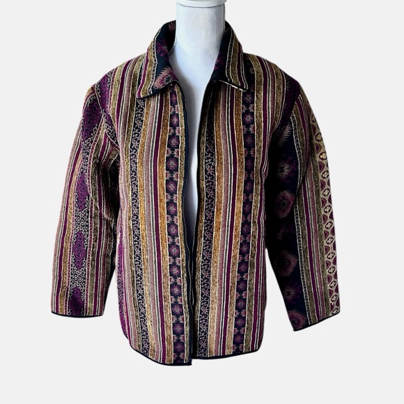 SOHOCOMPAGNE Jackets & Blazers - SOHOCOMPAGNE Woven Quilt Coat With Cotton Interior
